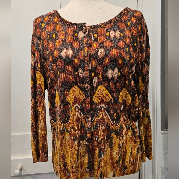 St John Collection Woven Ikat Dress - Picture 9 of 10